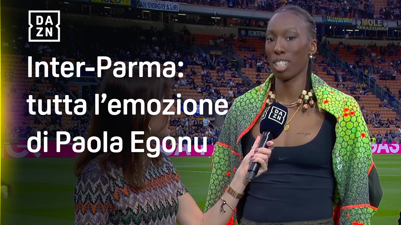 PAOLA EGONU tifosa d’eccezione per INTER-PARMA: che emozione al Meazza! | Serie A Enilive | DAZN