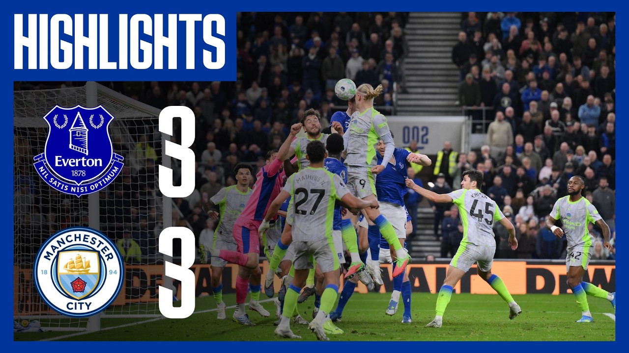 Premier League: Everton vs Manchester City