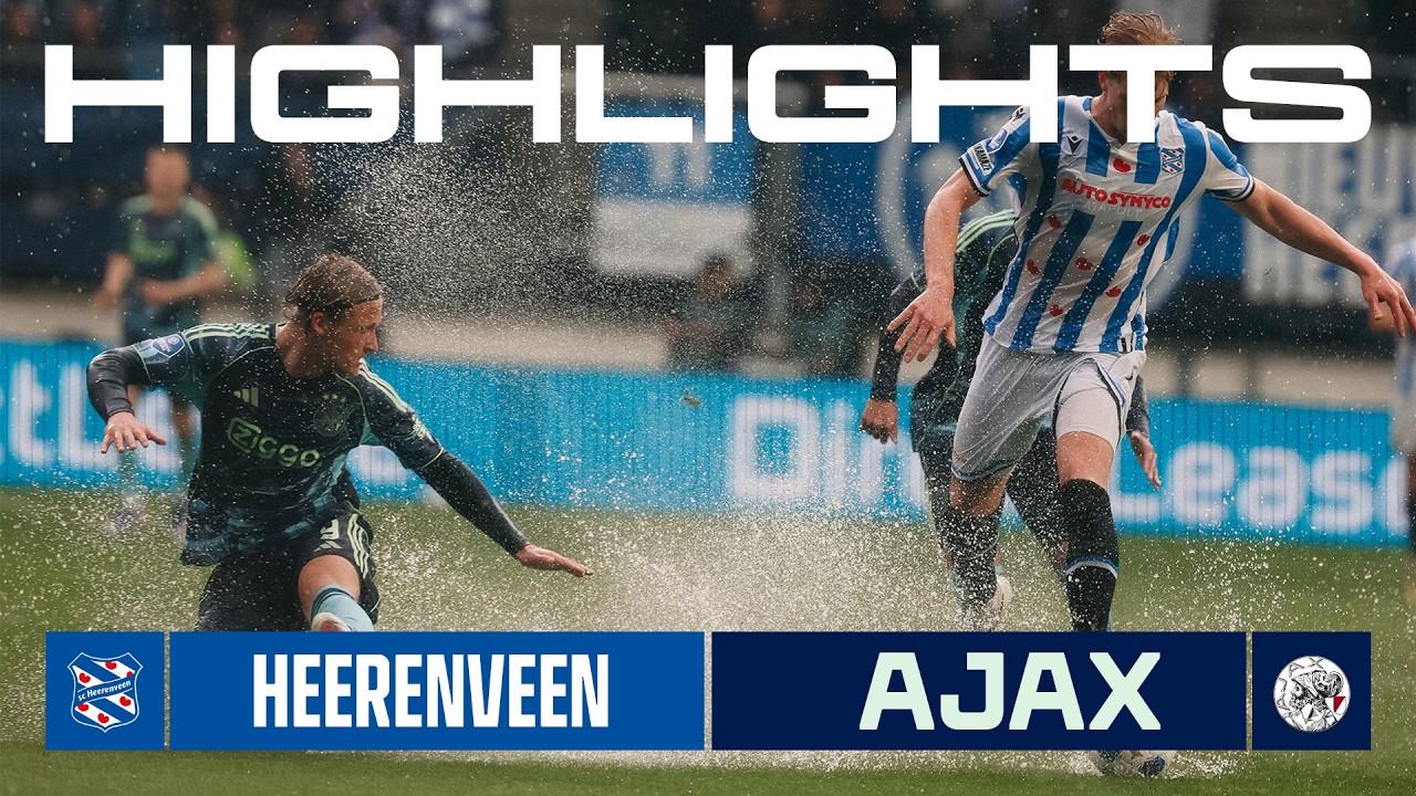 Highlights Heerenveen - Ajax | VriendenLoterij Eredivisie