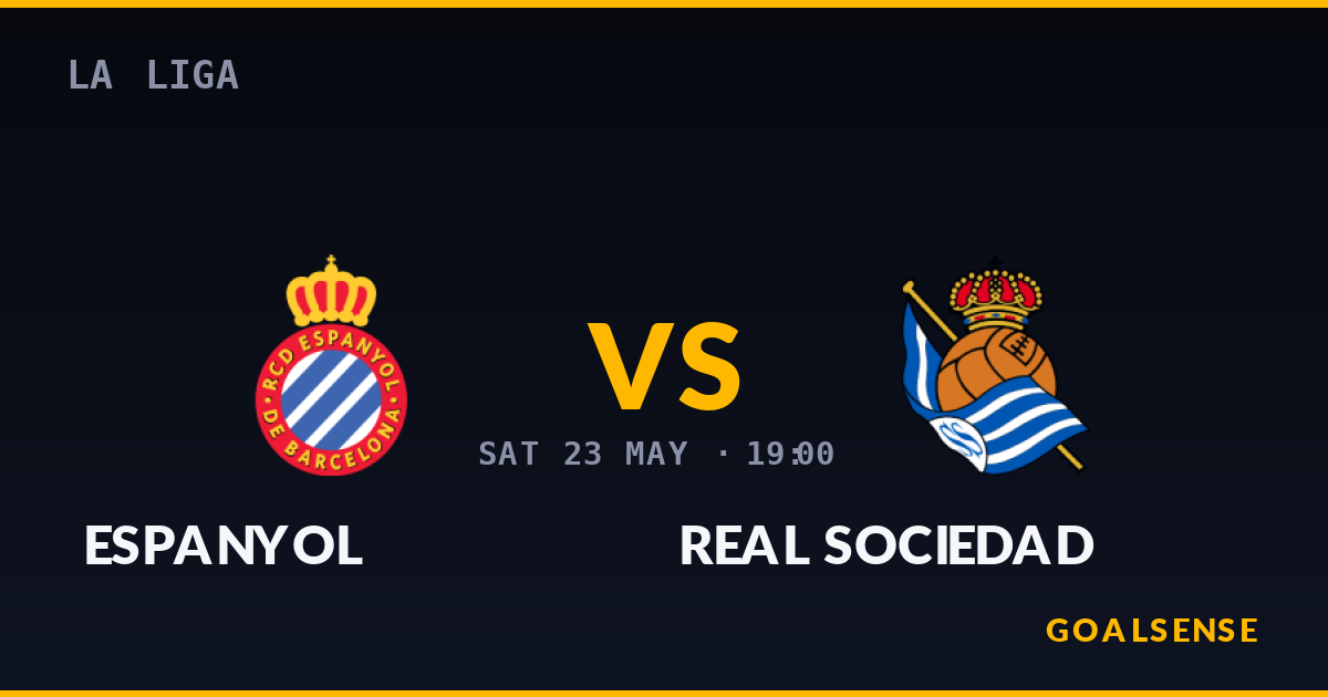 Prediksi Espanyol vs Real Sociedad: Duel Imbang di Penghujung Musim LaLiga