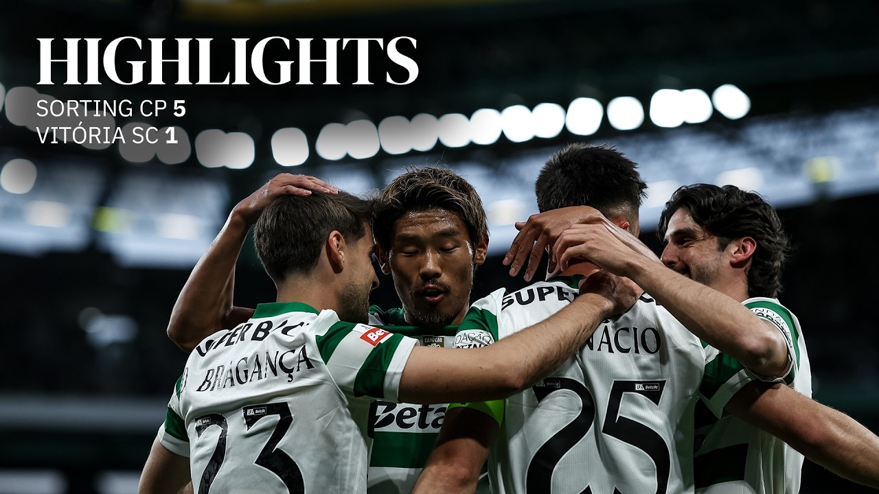 Resumo | Liga Portugal: Sporting CP 5-1 Vitória SC