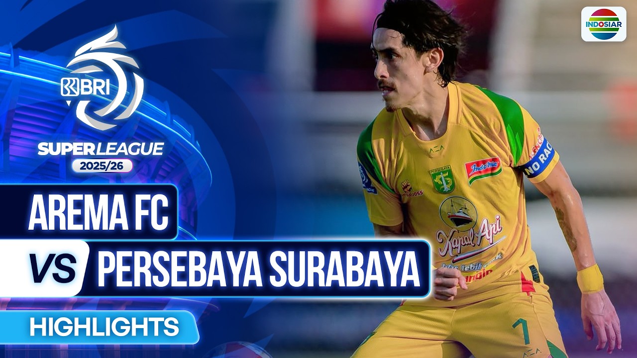 Arema FC VS Persebaya Surabaya - Highlights | BRI Super League 2025/26