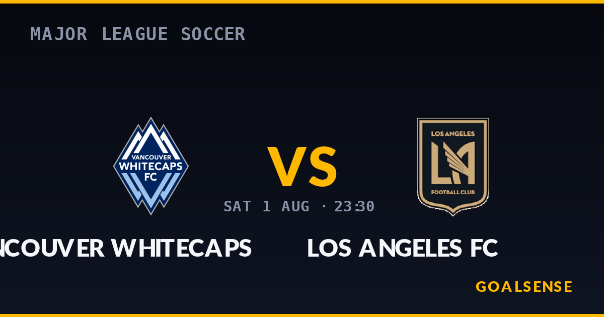 Prediksi Vancouver Whitecaps vs LAFC: Duel Sengit Tim Berkualitas Sama di BC Place