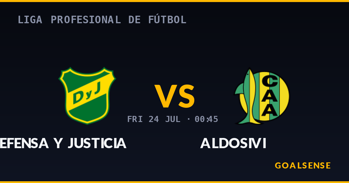 Prediksi Defensa y Justicia vs Aldosivi: Tuan Rumah Dijagokan Raih Kemenangan Pembuka Clausura