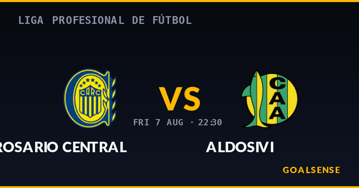 Rosario Central vs Aldosivi: Tuan Rumah Dijagokan Tundukkan Tamu Tandang